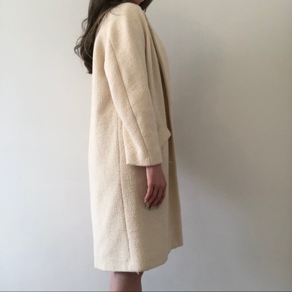 Zara Cream Coat - Picture 3 of 9